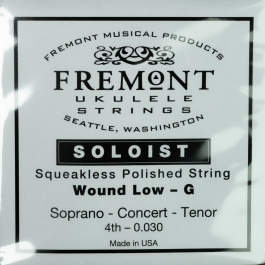 Fremont "Soloist" Polished Low G Ukulele String 