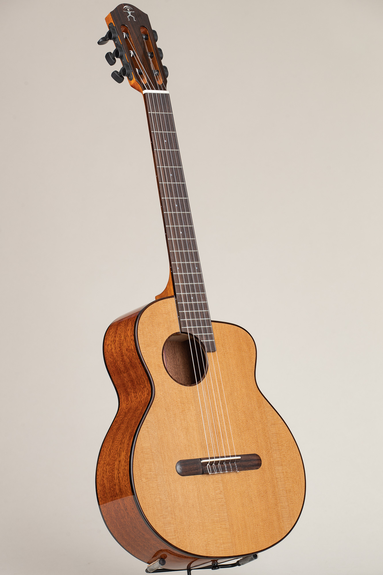 aNueNue Solid Cedar Mahogany Nylon Travel Guitar (MN14)