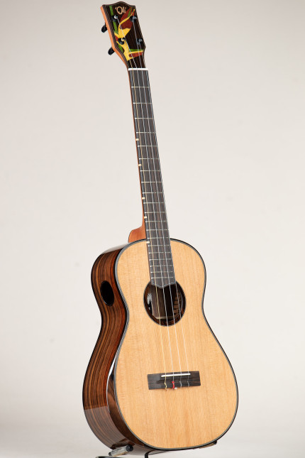 'Oli Cedar Rosewood Baritone (L2-BCR Macaw Flower 514)