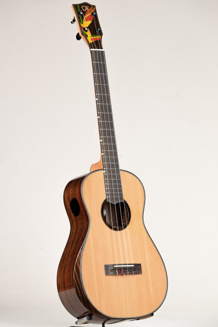 'Oli Cedar Rosewood Baritone (L2-BCR Macaw Flower 518)