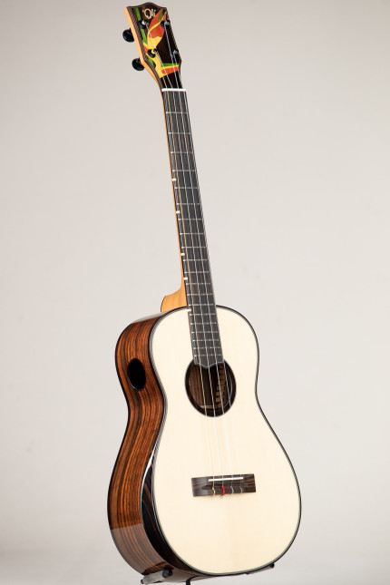 'Oli Spruce Rosewood Baritone (L2-BSR Macaw Flower 475)