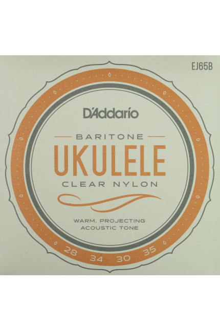 D'Addario EJ65B Pro-Arte Clear Nylon Baritone