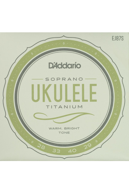 D'Addario EJ87S Titanium Soprano String Set
