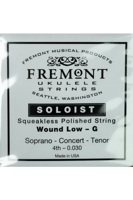 Fremont "Soloist" Polished Low G Ukulele String 