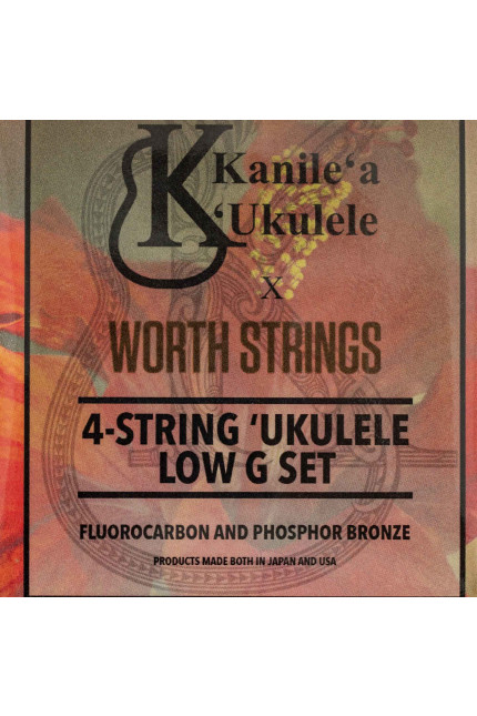 Kanile’a X Worth | Tenor 4-String Low G ‘Ukulele Set