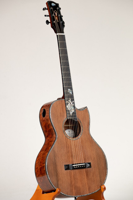 O.C. Bear Custom Parlor Guitar (Sinker Redwood "The Tree" Mahogany)