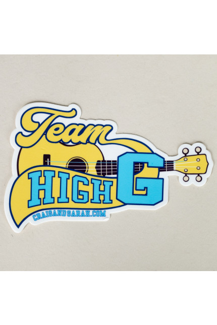 Team High G Sticker by Craig & Sarah
