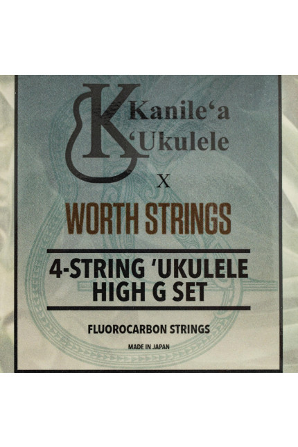 Kanile’a X Worth | 4-String High G (Standard) ‘Ukulele Set for Super Concert, Tenor, and Super Tenor ‘Ukuleles