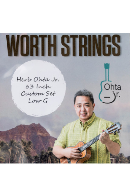 Worth Clear Fluorocarbon Herb Ohta Jr Signature Tenor Ukulele Strings Low G